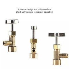 Automotive Grade R134a AC Can Tap with Tank Adapter for Charging Hoses