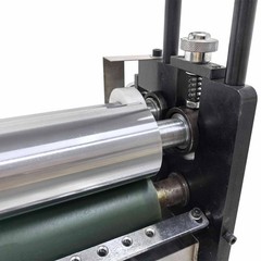110V Automatic Double-sided Glue Coating Machine for Paper & Leather Soft Roller
