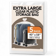40 x 58 Inches 2 Mil Clear Plastic Storage Bags, Extra Large Flat Plastic Bag…
