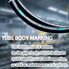 Hydraulic Hose 1/2″ Hydraulic Hose with Male NPT X Male NPT, 24″ Long, 3988 PSI