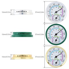 Thermometer Mount Wall Garden Greenhouse Home Indoor&Outdoor Humidity Meter US