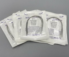 Dental Orthodontic Thermal Activated Archwires Niti Arch Wire Ovoid Natural Form