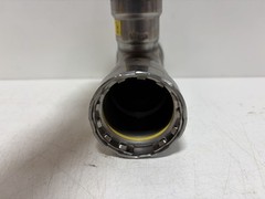 Viega 1-1/2″ x 1-1/2″ x 1″ MegaPressG #25371 Carbon Steel Tee P1 x P2 x P3