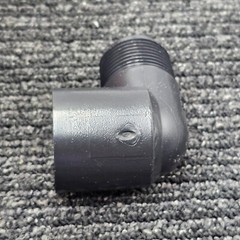 (QTY 50) Lasco M412-010 M412010 1″ 90° Elbow Fitting Schedule 40 MIPT X FIPT
