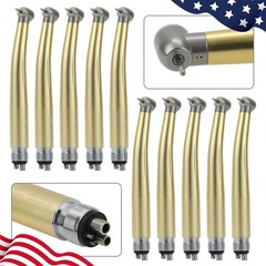 US NSK Dental High Speed Handpiece Air Turbine Anti-retraction 4 Hole Colorful