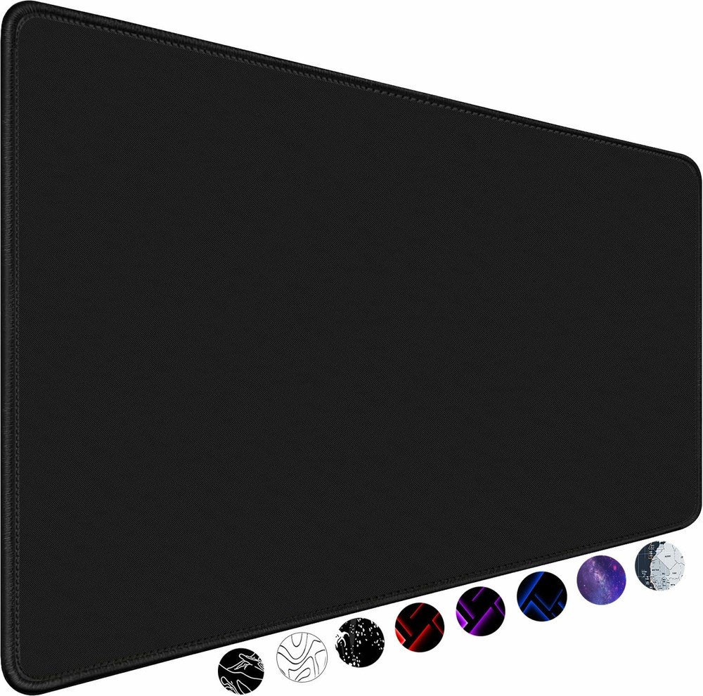 TEDNETGO Large Gaming Mouse Pad, Waterproof Extra 31.5L x 15.7W inches, Black