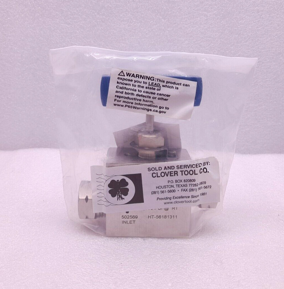 Parker Autoclave Engineers 30VM9071 Needle Valve MAWP 30,000 PSI @ RT 316SS