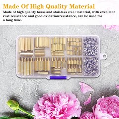 M3 Motherboard Standoff Kit 320PCS Brass Spacer Screws Set
