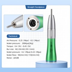 Dental Slow Speed Handpiece Inner Water Contra Angle/ Straight/ Air Motor 4-Hole
