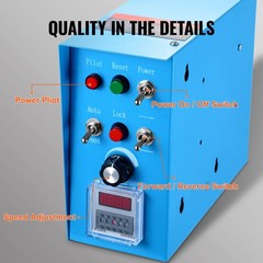 VEVOR 50KG Rotary Welding Positioner 0-90° Positioning Turntable Table 0.5-6RPM