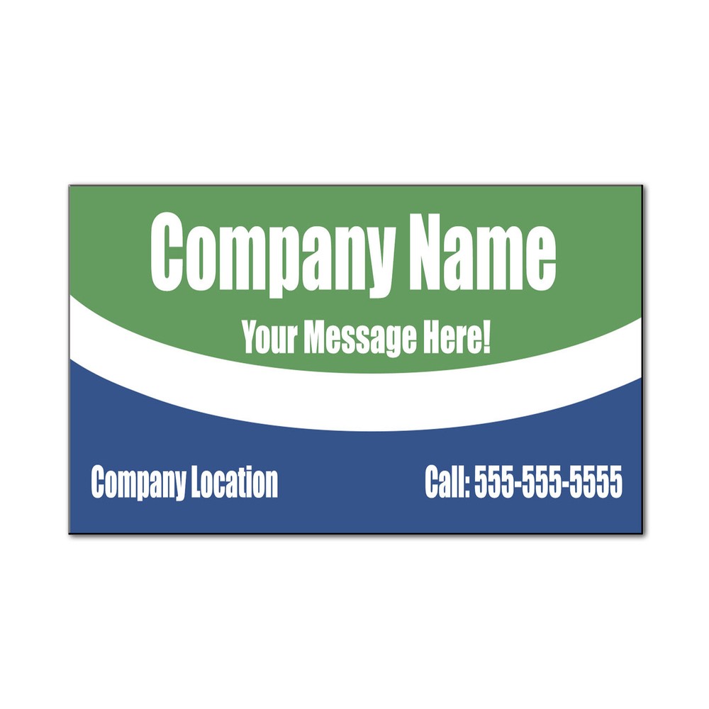 Custom Company Custom Message Address Phone Car Door Magnets Magnetic Sign-QTY 2
