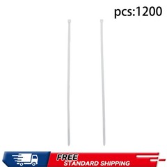 1200pcs 12 Inch Zip Ties 50lb Tensile Self-Locking Nylon Cable Ties Wide 0.18″