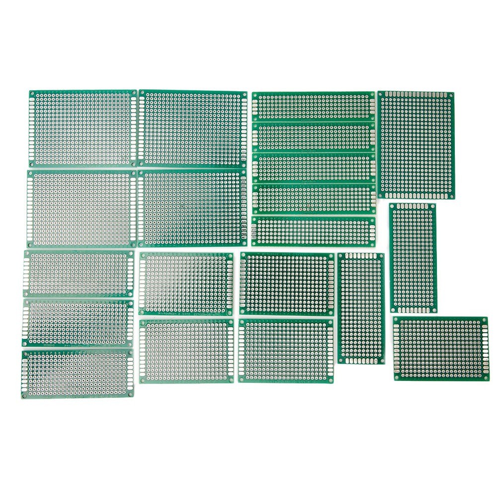 20pcs Kit PCB ProtoBoard Circuit Board Stripboard Solderless Breadboard Parts