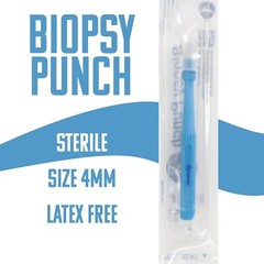 4mm Biopsy Punch, Sterile, 10/Box