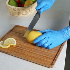 Disposable Gloves Large Nitrile And Vinyl Blend Material Gloves Latex Free 4 Mil