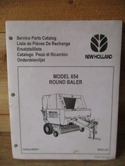 New Holland 654 Round Baler Parts Catalog 5065411 3/97