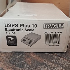 USPS Postal Service Max 10 LBS Digital Shipping Scale With Cord Tested NWB