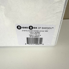 Bigso Box of Sweden Sven Fiberboard Classic Hinged Document Box White