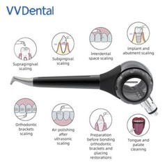 2/4 Holes Dental Air Flow Teeth Polishing Polisher Handpiece Hygiene Prophy Jet