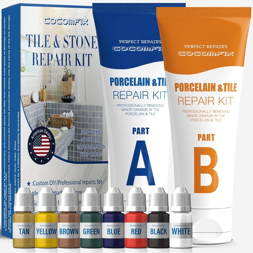 Tile Repair Kit, Ceramic Kit(Color Match), No. 03 Color Match
