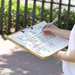 Extra-Large 11.5″ × 17″ Wooden Clipboard – Heavy-Duty Writing Board for Document