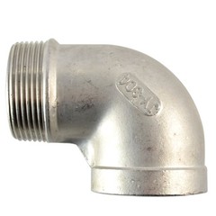 OD 1.5″ inch NPT Female to Male Street Elbow 90 Degree Threaded Pipe Fitting 304