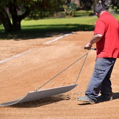 6′ x 3′ Drag Mat Heavy Duty Zinc & Steel Mesh Field Surface Leveling for ATV UTV
