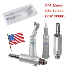 Dental Low Slow Speed Handpiece 2/4Hole Air Motor E-type Fit NSK /Cups SEASKY