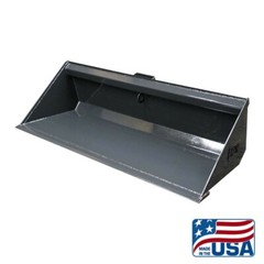 NEW 48″ HEAVY DUTY LOW PROFILE SKID STEER DIRT BUCKET/BOBCAT/KUBOTA/ETC