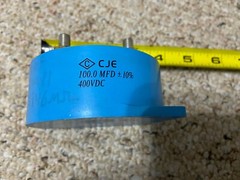 CJE Dielectric Material: Polypropy Capacitors 100.0uF 400VDC 75A (screw nut)