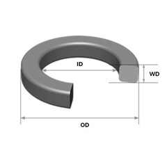 R-352 X-Ring/O-ring (ID: 4 7/8″, WD: 3/16″, OD: 5 1/4″) by ContractorsX