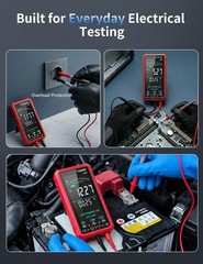 Digital Multimeter, Auto-Ranging Smart Electrical Tester, 6000 Counts TRMS, U…