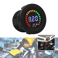 Waterproof 12V LED Car Van Boat Marine Voltmeter Voltage Meter Battery Gauge US