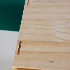 Stylish Wood & Acrylic Display Shelf for Organizing Small Items