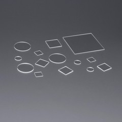 Imported Corning 7980 HPFS Fused Silica Glass Quartz Substrate 10x10x0.5/0.8mm