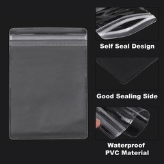 100pack Jewelry Bags 3 x 4.3 Inch for Jewelry Packaging Transparent