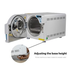 18L Class N Dental Autoclave Medical Steam Sterilizer Drying Function Wooden Box