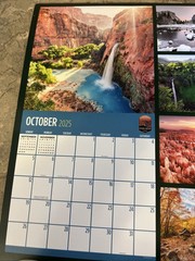 2025 National Parks Wall 12×12 Calendar