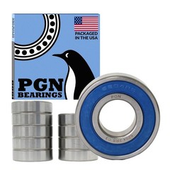 PGN 10 Pack 6204-2RS Bearing – Lubricated Chrome Steel Sealed Ball Bearing – …