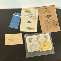Briggs & Stratton 23 23B 23C Engine Operating Maintenance Manual Parts Catalog