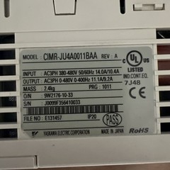 US FREE TAX YASKAWA CIMR-JU4A0011BAA Variable Frequency Control Motor