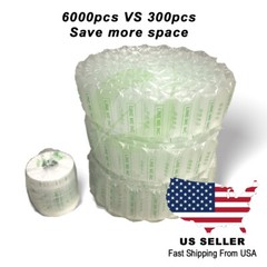 LINEME Air Cushion Air Pillow Filler Bag for packaging 6000pcs 1969ft Roll 8×4