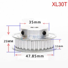 XL 10T-100T Timing Belt Pulley Synchronous Wheel Select Bore for 10mm Width Belt