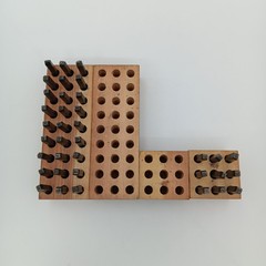 Young Bros. Stamp Works 1/8″ complete 36 piece set, steel letters & Num. , 3.2mm