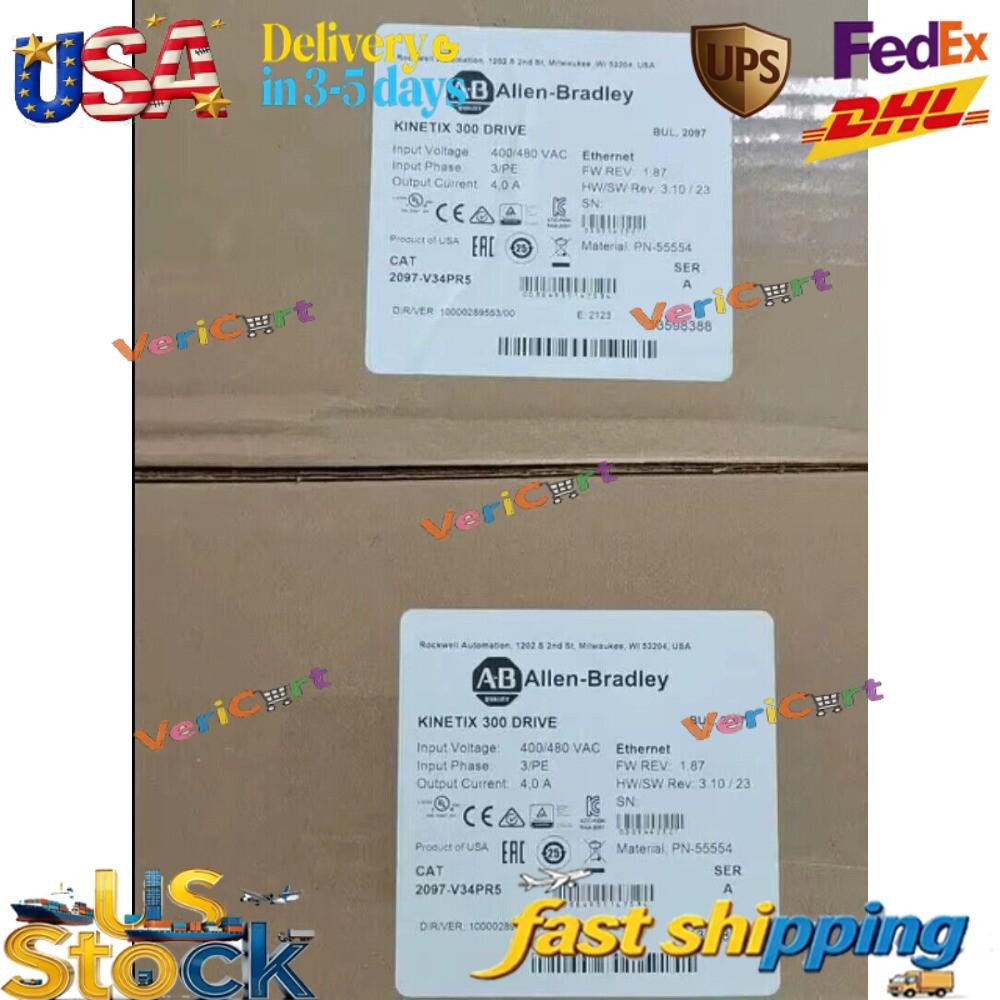 2097-V34PR5 AB Kinetix 300 Servo Drive Fast Shipping 2097V34PR5 New US Free Tax