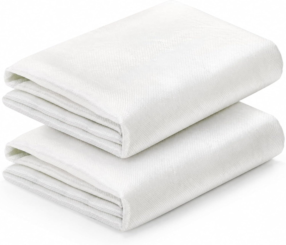 2 Packs 6 Oz 12 Feet X 50 Inches Fiberglass Cloth E Glass Plain Weave