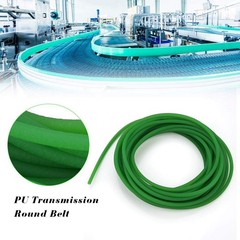 PU Transmission Round Belt 5mm OD 13Ft High-Performance Urethane Belting Gree…