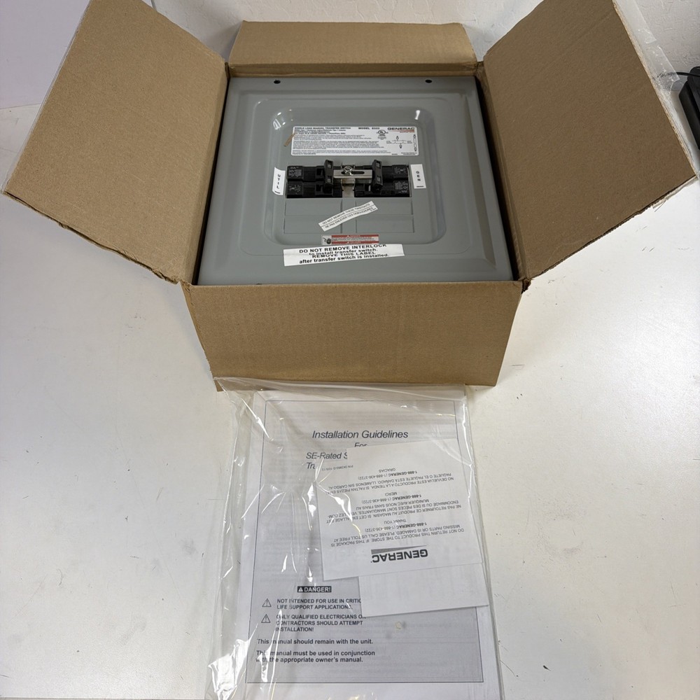 Generac GNC-6333 60-Amp Generator/60-Amp Utility Manual Transfer Switch Indoor