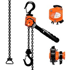 Mini Lever Chain Hoist 1/2 Ton 1100 Lbs Lever Hoist 5 Ft Ratchet Chain Puller Ho