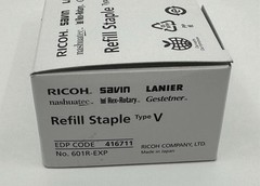 New Genuine Ricoh 416711 Type V Staple Refill Cartridge ( Lot of 2)